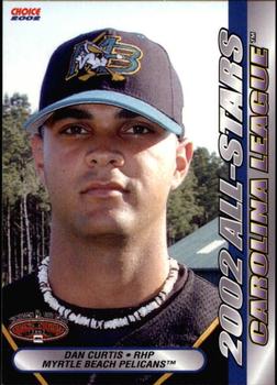 2002 Choice California-Carolina League All-Stars #02 Dan Curtis Front