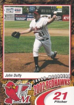 2002 Fargo-Moorhead RedHawks #NNO John Duffy Front