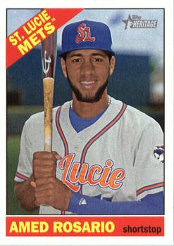 2015 Topps Heritage Minor League #61 Amed Rosario Front