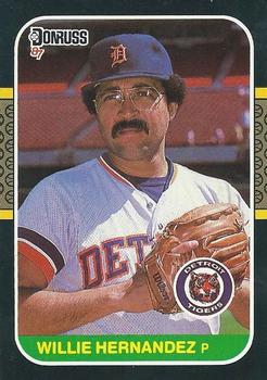 1987 Donruss #522 Willie Hernandez Front