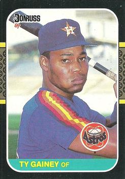 1987 Donruss #533 Ty Gainey Front