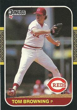 1987 Donruss #63 Tom Browning Front