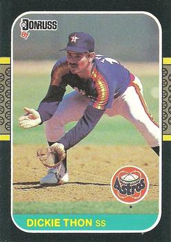 1987 Donruss #261 Dickie Thon Front