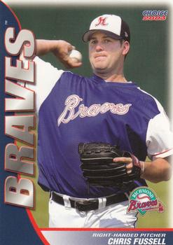 2003 Choice Richmond Braves #08 Chris Fussell Front