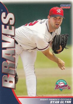 2003 Choice Richmond Braves #10 Ryan Glynn Front