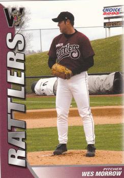2003 Choice Wisconsin Timber Rattlers #19 Wes Morrow Front