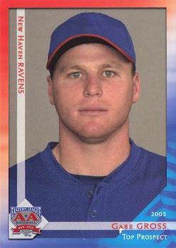 2003 Grandstand Eastern League Top Prospects #NNO Gabe Gross Front