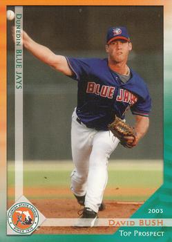 2003 Grandstand Florida State League Top Prospects #NNO David Bush Front