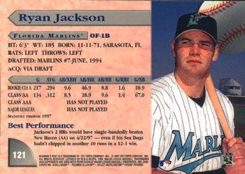 1998 Bowman's Best #121 Ryan Jackson Back