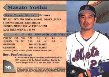 1998 Bowman's Best #145 Masato Yoshii Back