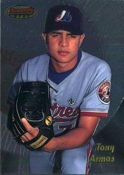 1998 Bowman's Best #195 Tony Armas Jr. Front
