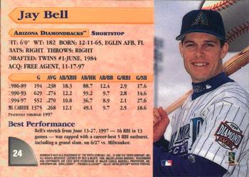 1998 Bowman's Best #24 Jay Bell Back