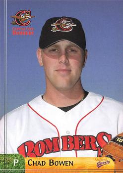 2003 MultiAd Capital City Bombers #6 Chad Bowen Front