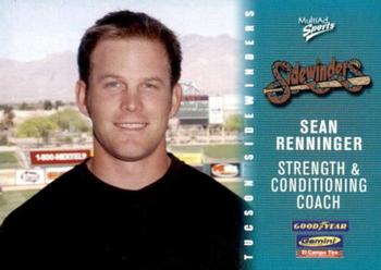 2003 MultiAd Tucson Sidewinders #36 Sean Renninger Front