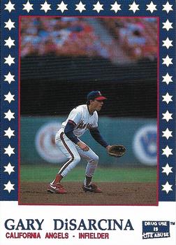 1992 California Angels Police #NNO Gary DiSarcina Front