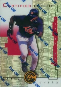 1998 Pinnacle Certified Test Issue - Mirror Red Test Issue #105 David Ortiz Front