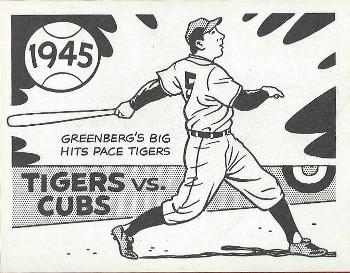1967 Laughlin World Series #42 1945 Tigers vs Cubs Front