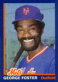 1985 New York Mets Super Fan Club #4 George Foster Front