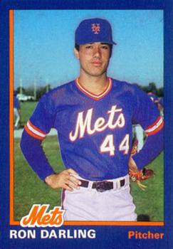 1986 New York Mets Super Fan Club #3 Ron Darling Front