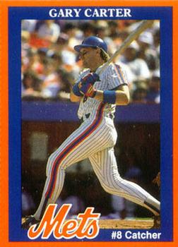 1989 New York Mets Junior Mets Club #NNO Gary Carter Front