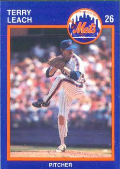 1988 Kahn's New York Mets SGA #NNO Terry Leach Front