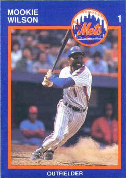 1988 Kahn's New York Mets SGA #NNO Mookie Wilson Front
