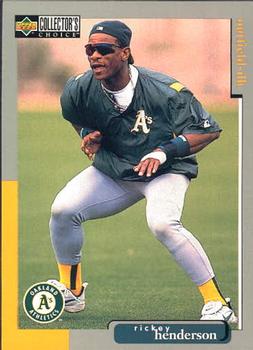 1998 Collector's Choice #455 Rickey Henderson Front