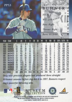 1998 Pinnacle - Museum Collection #PP53 Jay Buhner Back