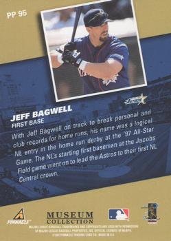 1998 Pinnacle - Museum Collection #PP95 Jeff Bagwell Back