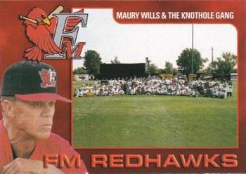 2003 Fargo-Moorhead RedHawks #NNO Maury Wills Front