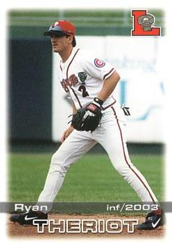 2003 Grandstand Lansing Lugnuts #NNO Ryan Theriot Front