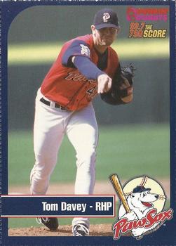 2003 Dunkin' Donuts Pawtucket Red Sox #NNO Tom Davey Front