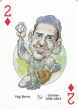 2006 Hero Decks New York Yankees Baseball Heroes Playing Cards (3rd Edition) #2♦ Yogi Berra Front