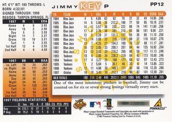 1998 Score - Showcase Series #PP12 Jimmy Key Back