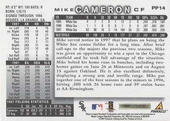 1998 Score - Showcase Series Artist's Proofs #PP14 Mike Cameron Back