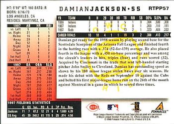 1998 Score Rookie & Traded - Showcase Series #RTPP57 Damian Jackson Back