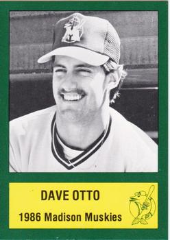 1986 Madison Muskies #16 Dave Otto Front
