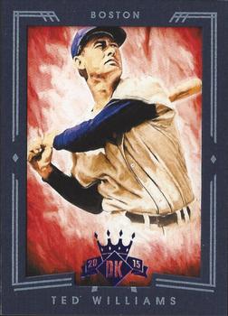 2015 Panini Diamond Kings - Framed Blue #129 Ted Williams Front