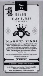 2015 Panini Diamond Kings - DK Minis Materials #15 Billy Butler Back