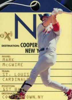 1998 SkyBox E-X2001 - Destination Cooperstown #8 DC Mark McGwire Front