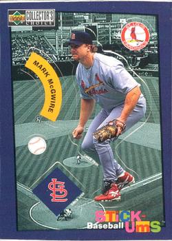 1998 Collector's Choice - Stick-Ums #22 Mark McGwire Front