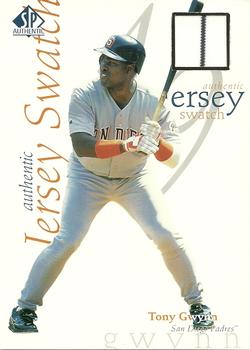 1998 SP Authentic - Game Jersey 5 x 7 #5 Tony Gwynn Front