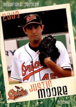 2009 Grandstand Bluefield Orioles #NNO Justin Moore Front