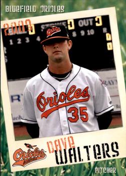 2009 Grandstand Bluefield Orioles #NNO Dave Walters Front