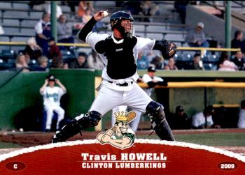 2009 Grandstand Clinton LumberKings #NNO Travis Howell Front
