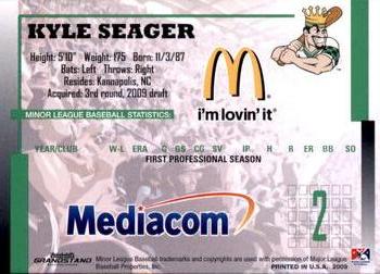 2009 Grandstand Clinton LumberKings Update #NNO Kyle Seager Back