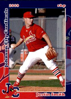2009 Grandstand Johnson City Cardinals #NNO29 Justin Smith Front
