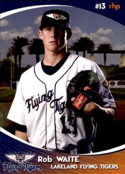 2009 Grandstand Lakeland Flying Tigers #NNO Rob Waite Front