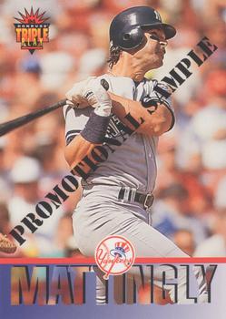 1994 Triple Play - Promotional Samples #9 Don Mattingly Front