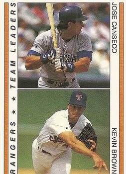 1994 Red Foley #NNO Jose Canseco / Kevin Brown Front